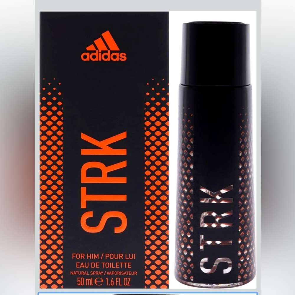Adidas Sport STRK Men's Eau de Toilette Spray, 1.6 Fl Oz